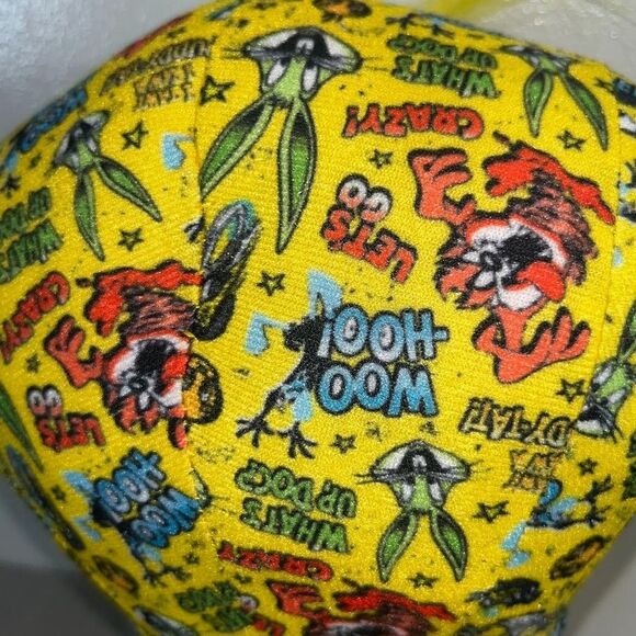 Looney Tunes Sticker Bomb Tweety Bird Stuffed Animal Plush Toy 9" made in USA - Picture 6 of 16